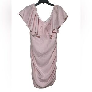 Pretty in pink body‎ con dress